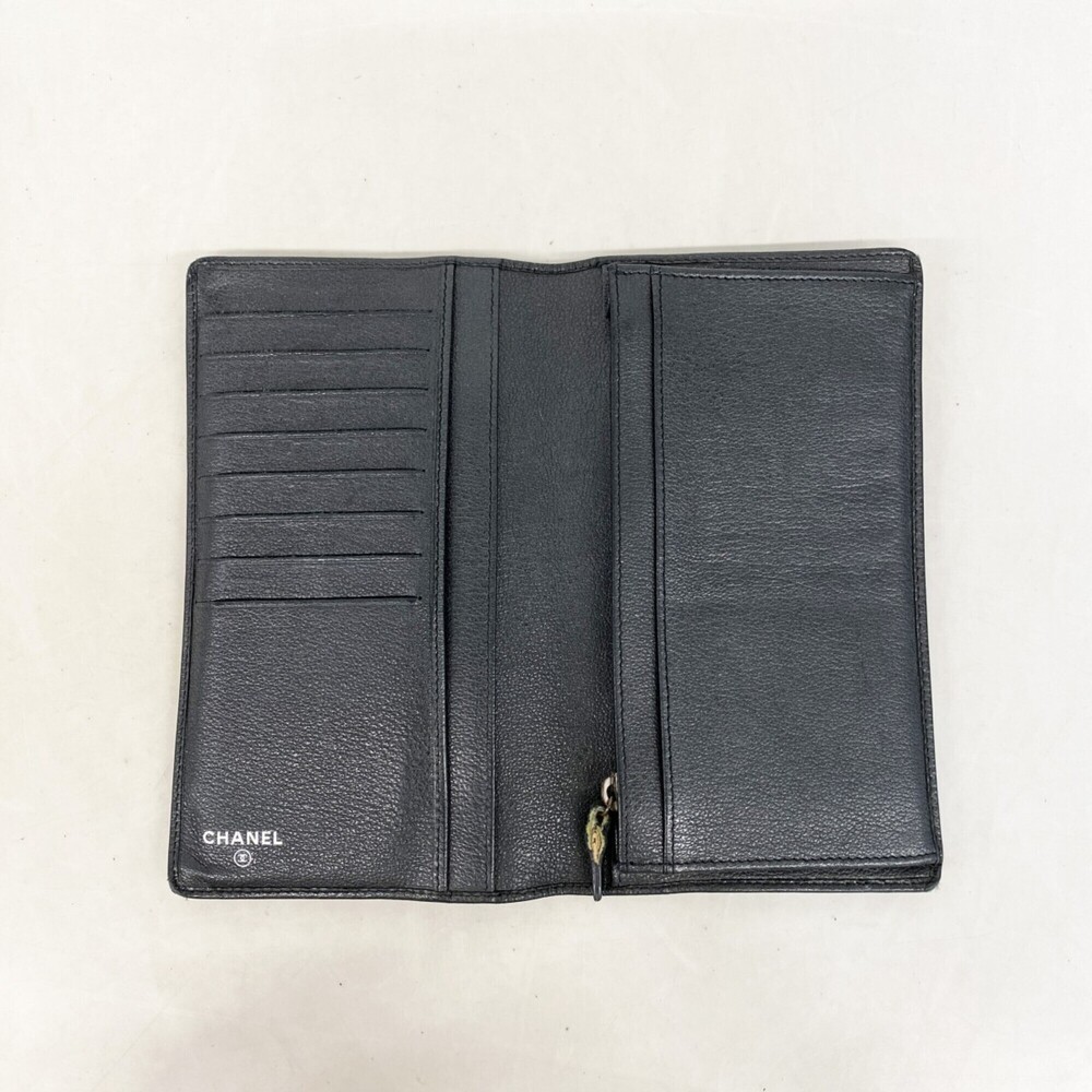 CHANEL Black Leather Wallet - Picture 3 of 9